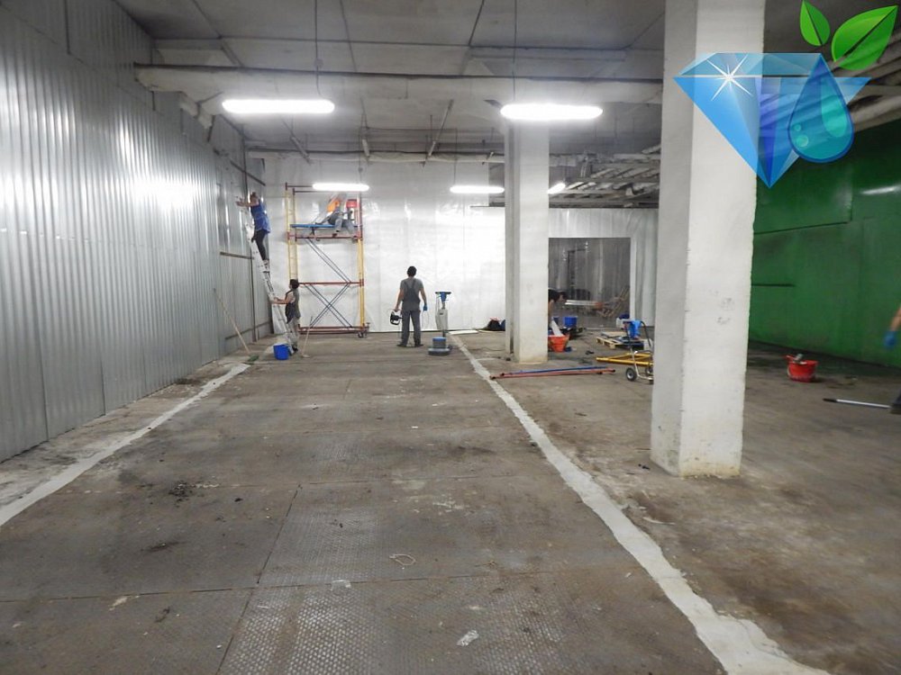 Генеральная уборка складского помещения на Беговой